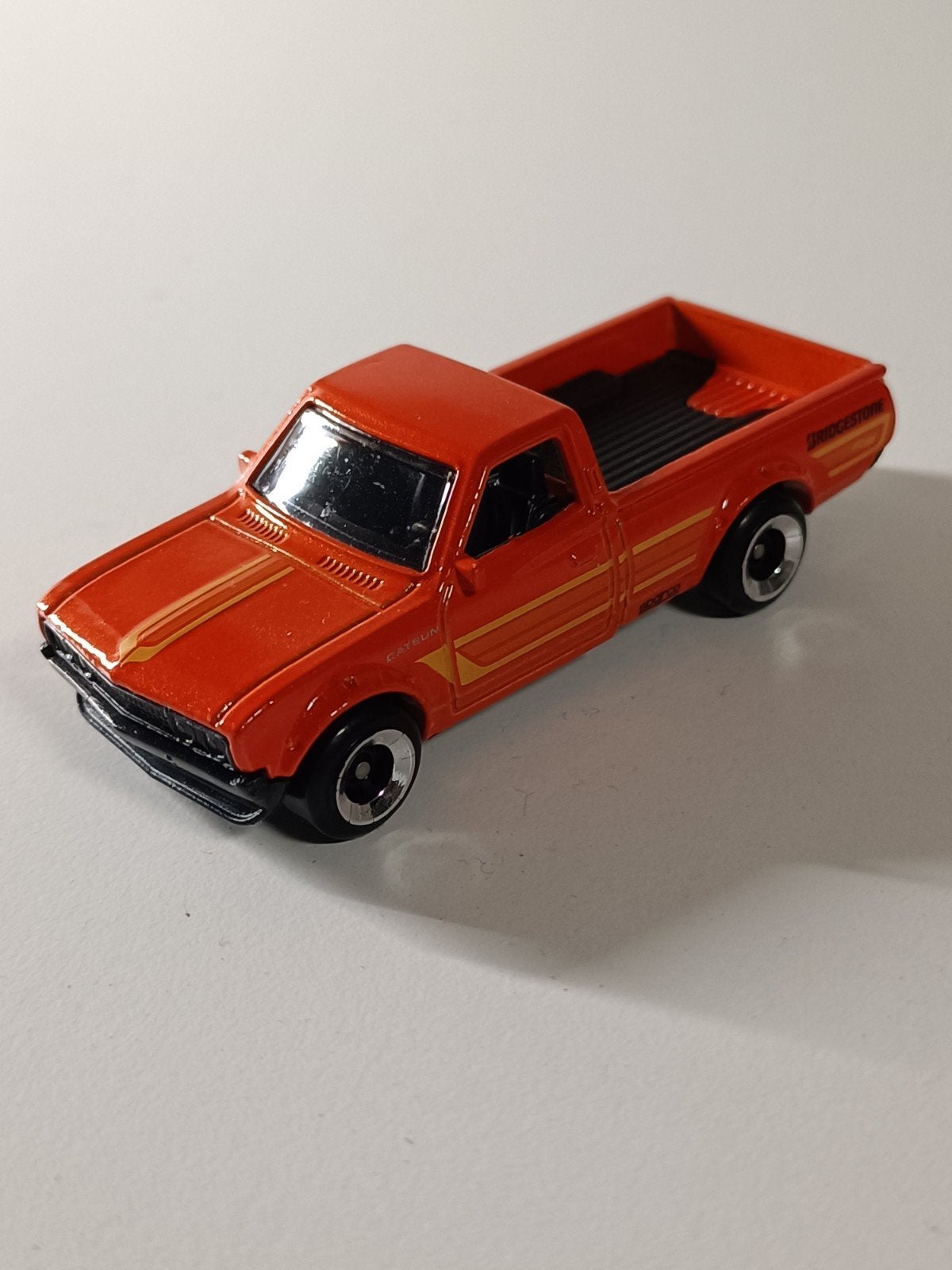 Hot Wheels Datsun 620 Pickup Oranje - Zo goed als nieuw, Ophalen of Verzenden, Zo goed als nieuw, Overige typen