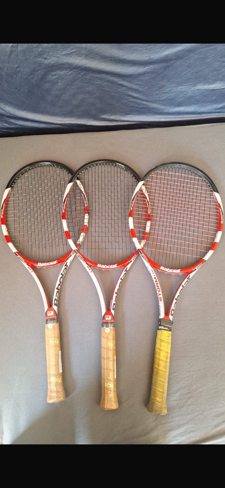 NIEUW! 3x Babolat Pure Storm GT Grip 3, Ophalen of Verzenden, Nieuw, Racket, Babolat