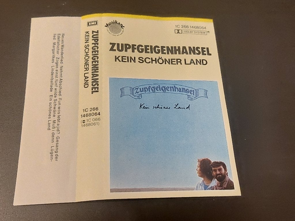 ZUPFGEIGENHANSEL - KEIN SCHÖNER LAND (MC), 1 bandje, Ophalen of Verzenden, Zo goed als nieuw, Origineel