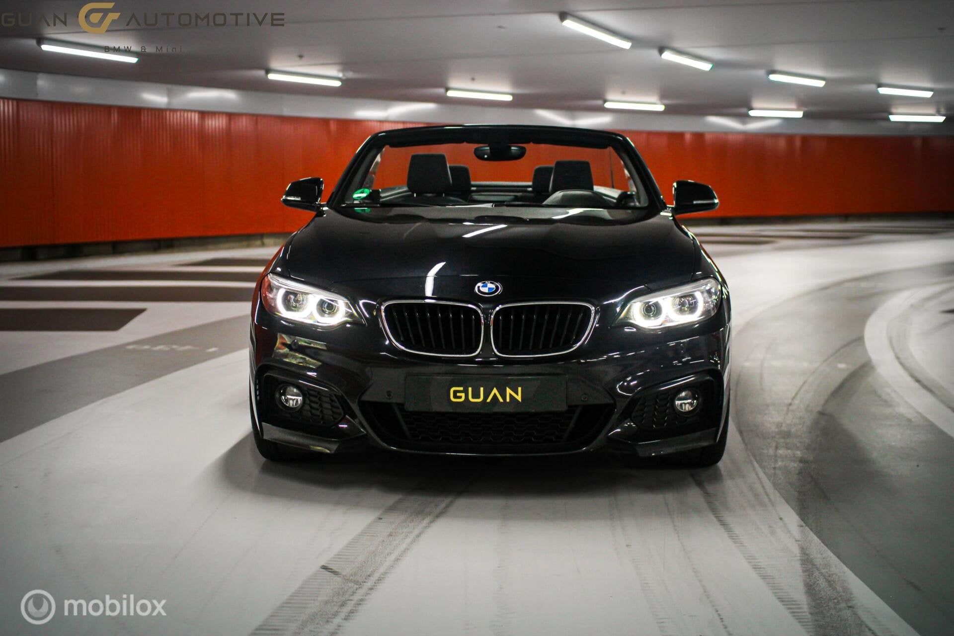 BMW 2-serie Cabrio 220i | M sport | Stoelverw | Alcantara |, Auto's, Automaat, Achterwielaandrijving, Gebruikt, Zwart