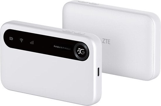 ZTE U50 5G MiFi Router - WiFi Hotspot - Ideaal voor onderweg, Router met modem, Verzenden, Nieuw, Info@techwebshop.com