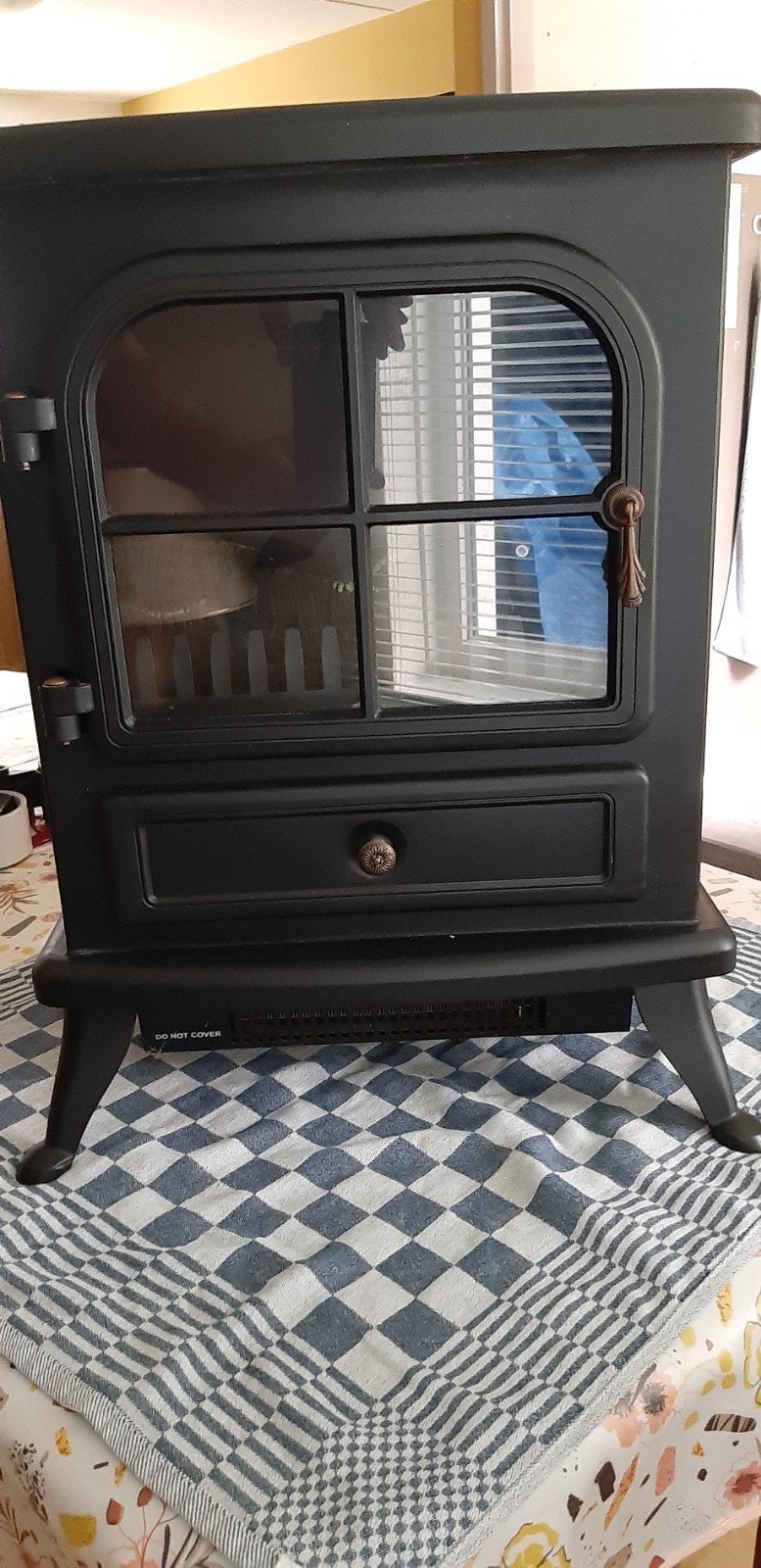 Sfeervolle elektrische haard met warmtefunctie, Huis en Inrichting, Kachels, Ophalen