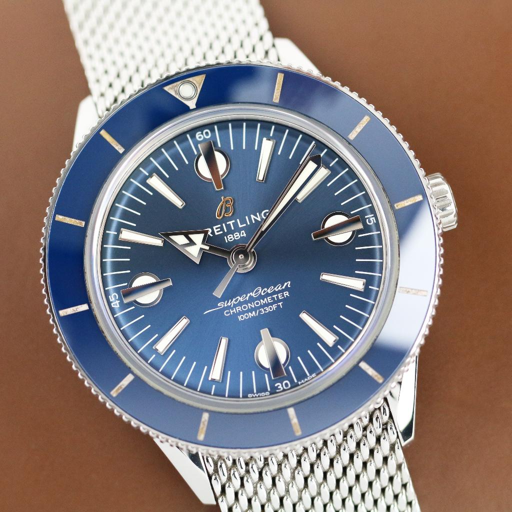 Breitling Superocean 57 Capsule Edition 42 (Goed/ 2021), Staal, Gebruikt, Staal, Breitling
