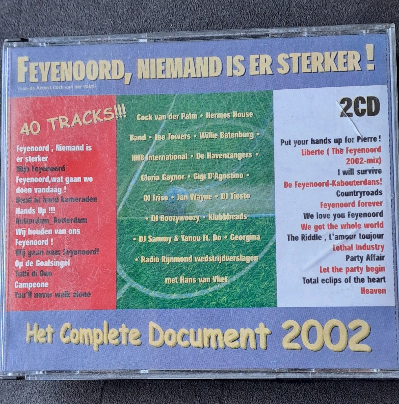 2CD Feyenoord, Niemand is sterker Het Complete Document 2002, Overige genres, Ophalen of Verzenden, Zo goed als nieuw, Verzamelalbum
