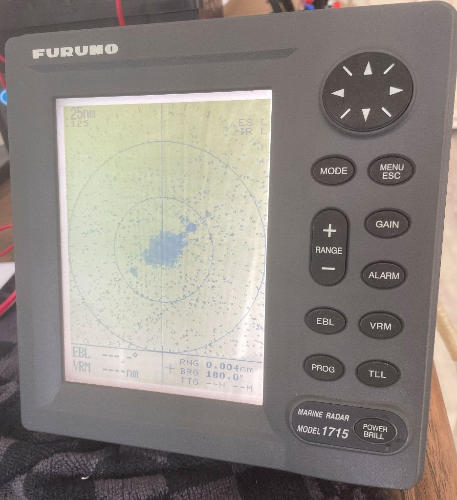 Furuno 1715 radar 24 mijl bereik, Watersport en Boten, Ophalen of Verzenden, Gebruikt, Radar