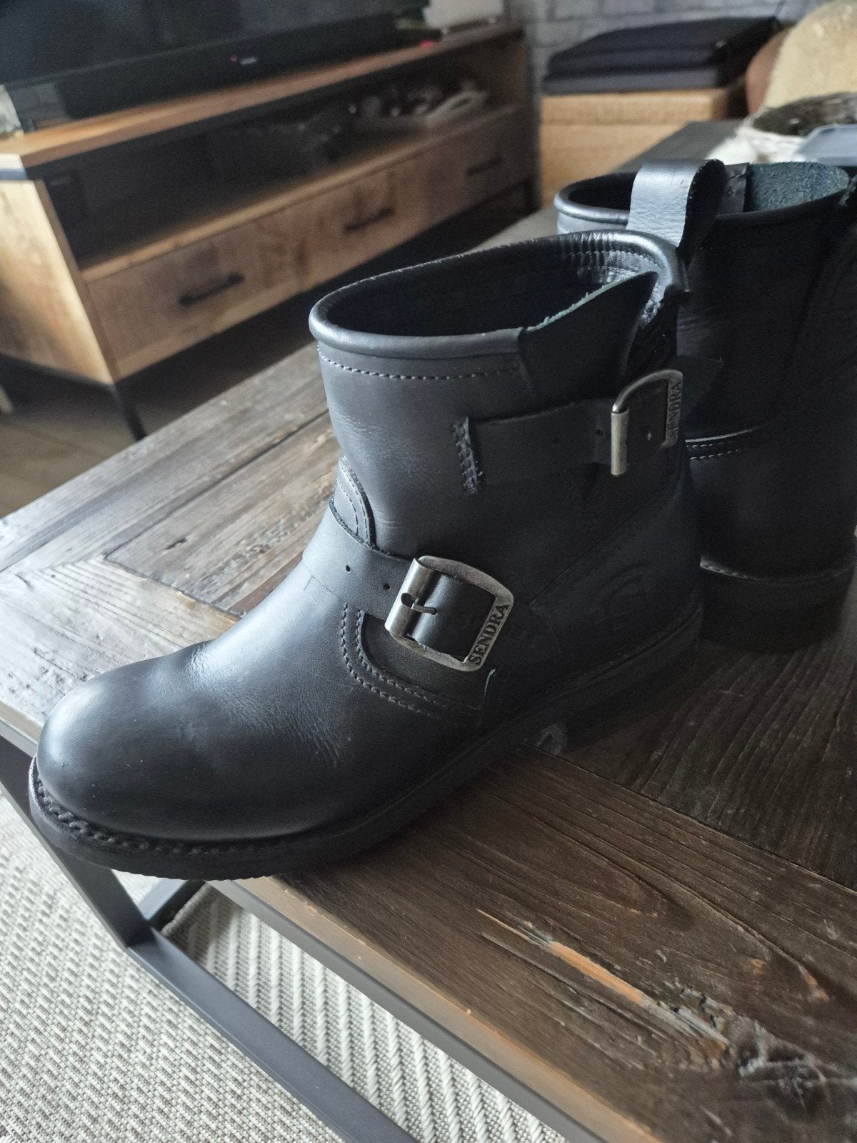 Sendra half laars zwart maat 39, Sendra, Zwart, Lage of Enkellaarzen, Ophalen of Verzenden