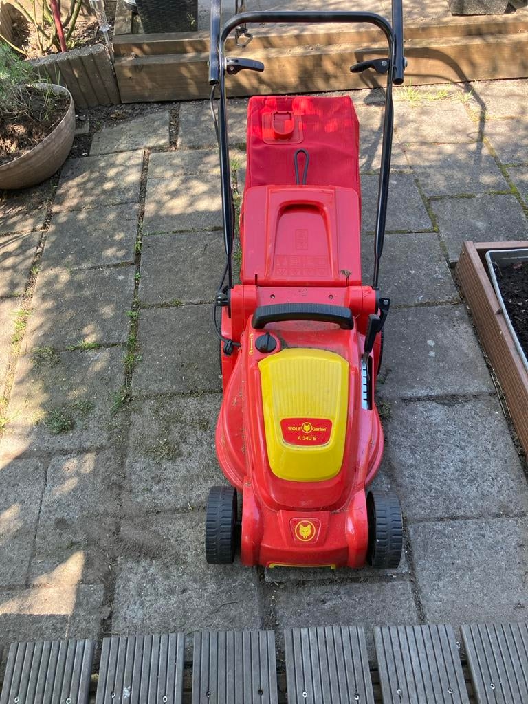 Wolf-Garten A 340 E Elektrische Grasmaaier, Ophalen, Cirkelmaaier, Gebruikt, Elektrische grasmaaier