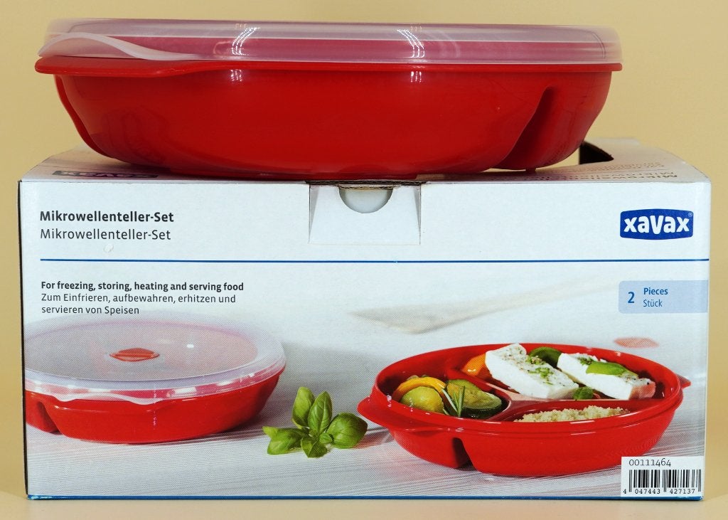 2x Set Xavax Magnetronborden - rood - Ideaal voor Meal Prep!, Overige materialen, Gebruikt, ., Xavax