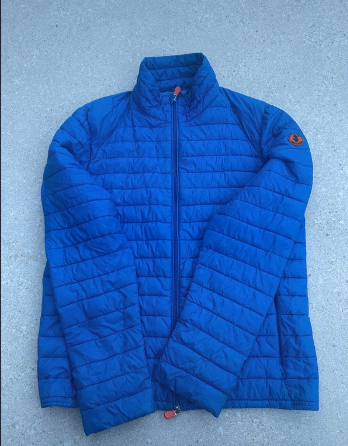 Save the Duck Lichtgewicht Waterdicht Winddicht Jas XL, Ophalen of Verzenden, Zo goed als nieuw, Maat 56/58 (XL), Blauw