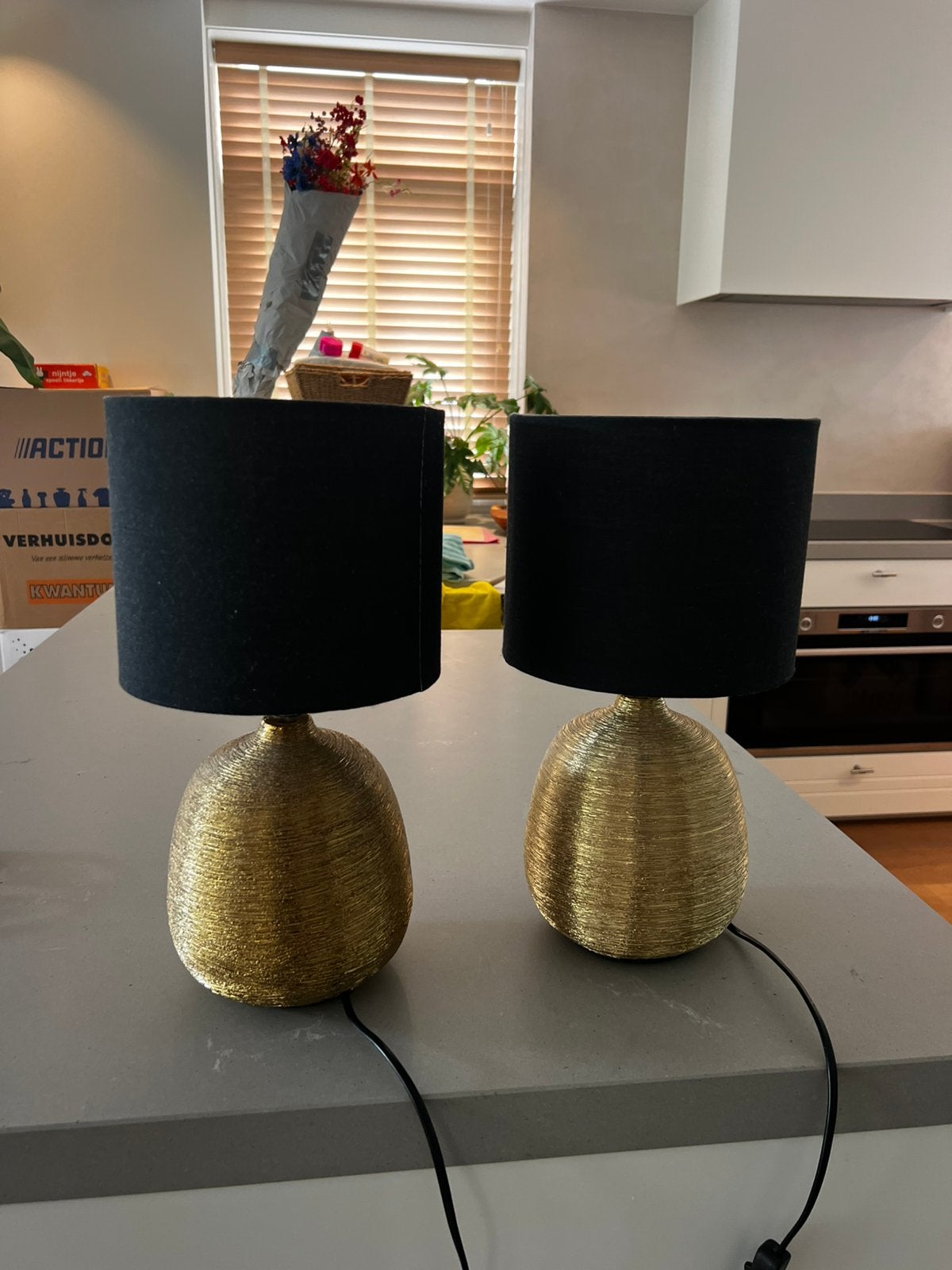 Twee leuke lanpjes te koop, Ophalen of Verzenden, Zo goed als nieuw, Minder dan 50 cm