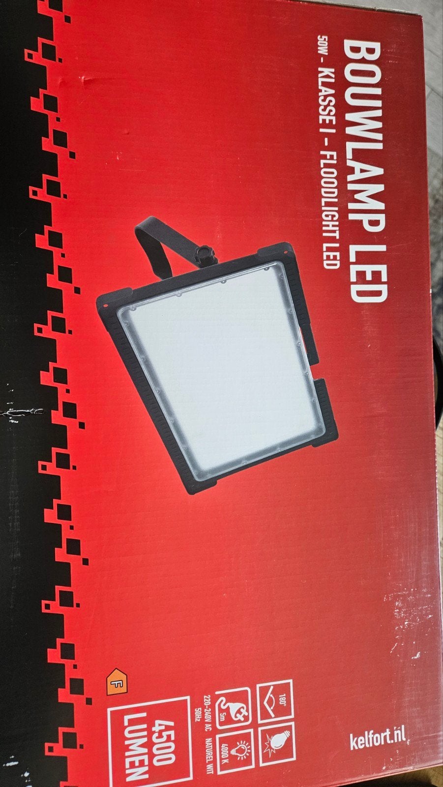 Kelfort Bouwlamp Led 78w, Ophalen of Verzenden, Nieuw, Minder dan 50 watt