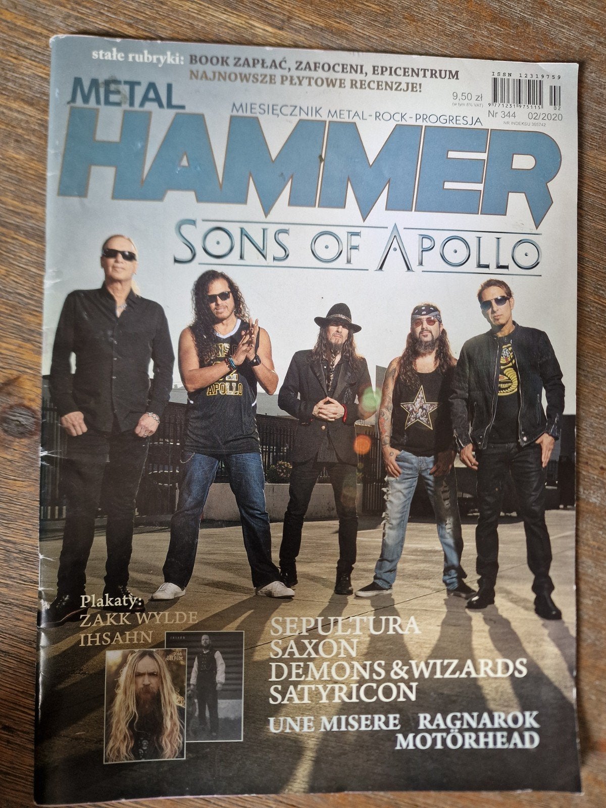 Sons of Apollo Sepultura Saxon Ihsahn Zakk Wylde Satyricon, Vanaf 16 jaar, Ophalen of Verzenden, Zo goed als nieuw