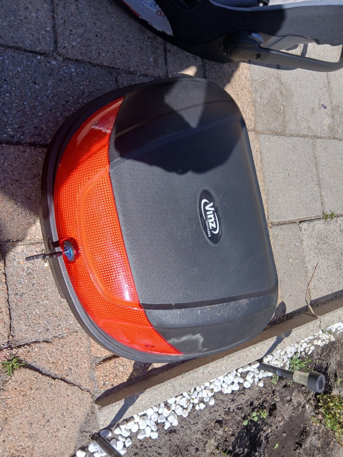 Vinz motorscooter koffer met sleutel, Ophalen