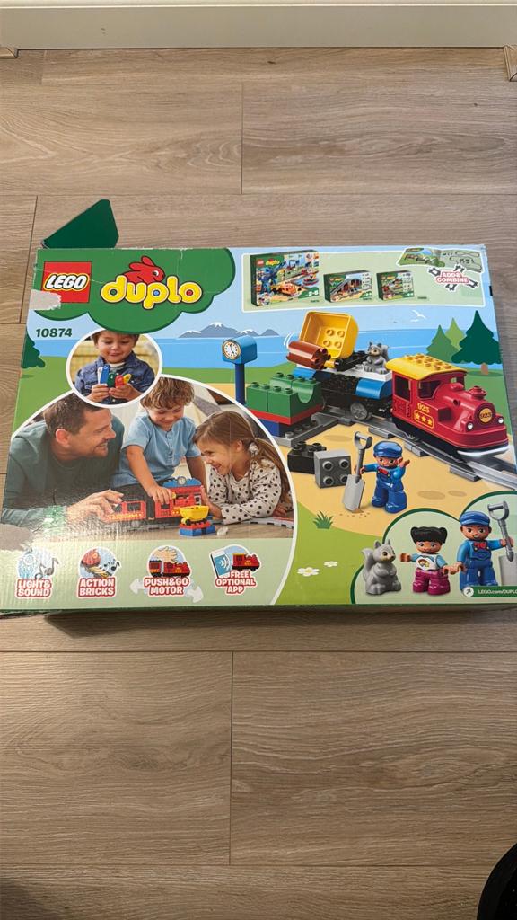 LEGO Duplo Stoomtrein 10874 - Complete set, Ophalen, Overige thema's, Zo goed als nieuw, Compleet