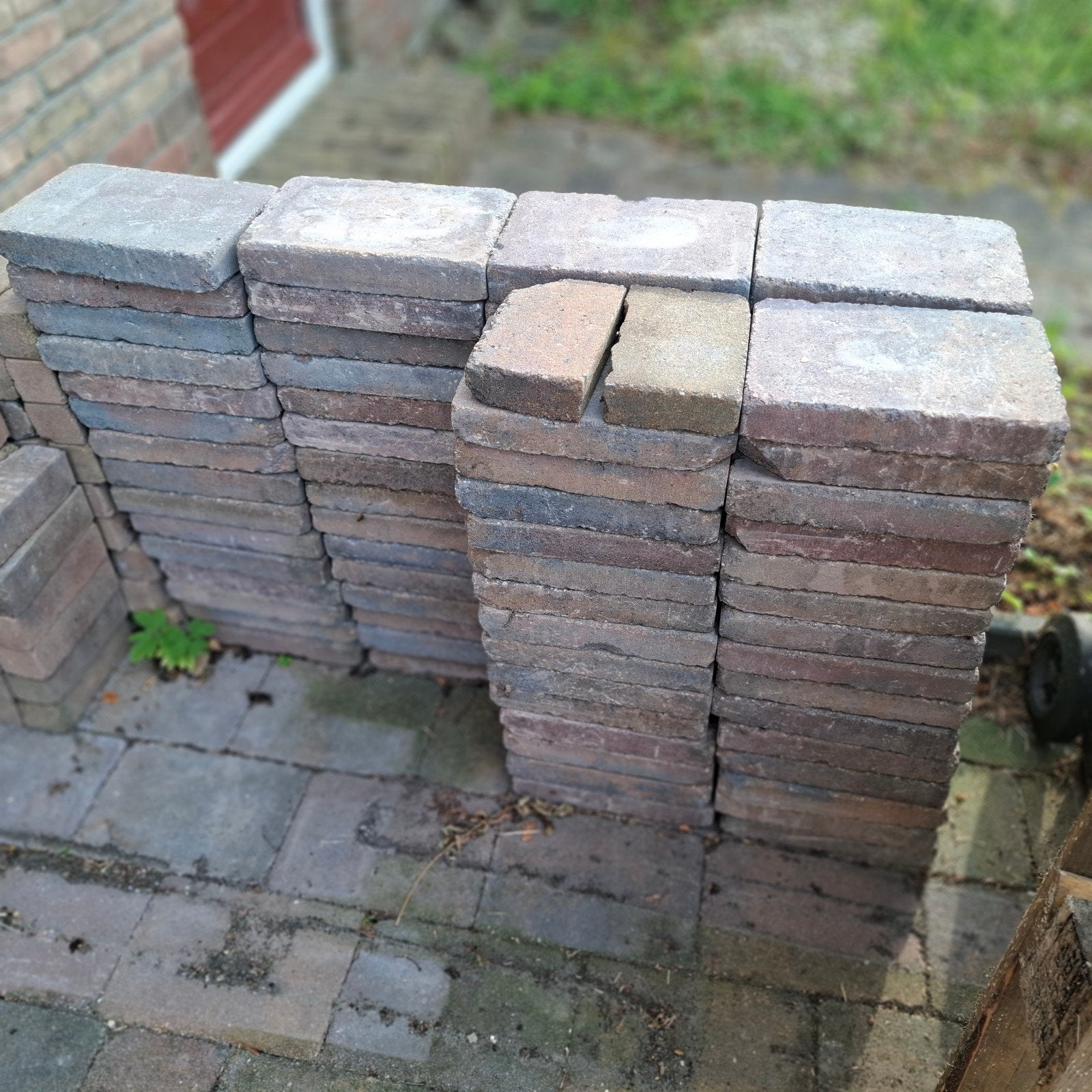 Nieuwe terrastegels en klinkers, Tuin en Terras, Ophalen, Gebruikt, Klinkers, 10 m² of meer