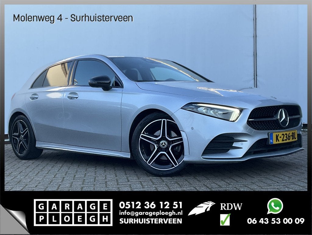 Mercedes-Benz A-Klasse 180 Aut7 Solution AMG Carplay Navi/Ca, Auto's, Mercedes-Benz, 136 pk, Gebruikt, 4 cilinders, Origineel Nederlands