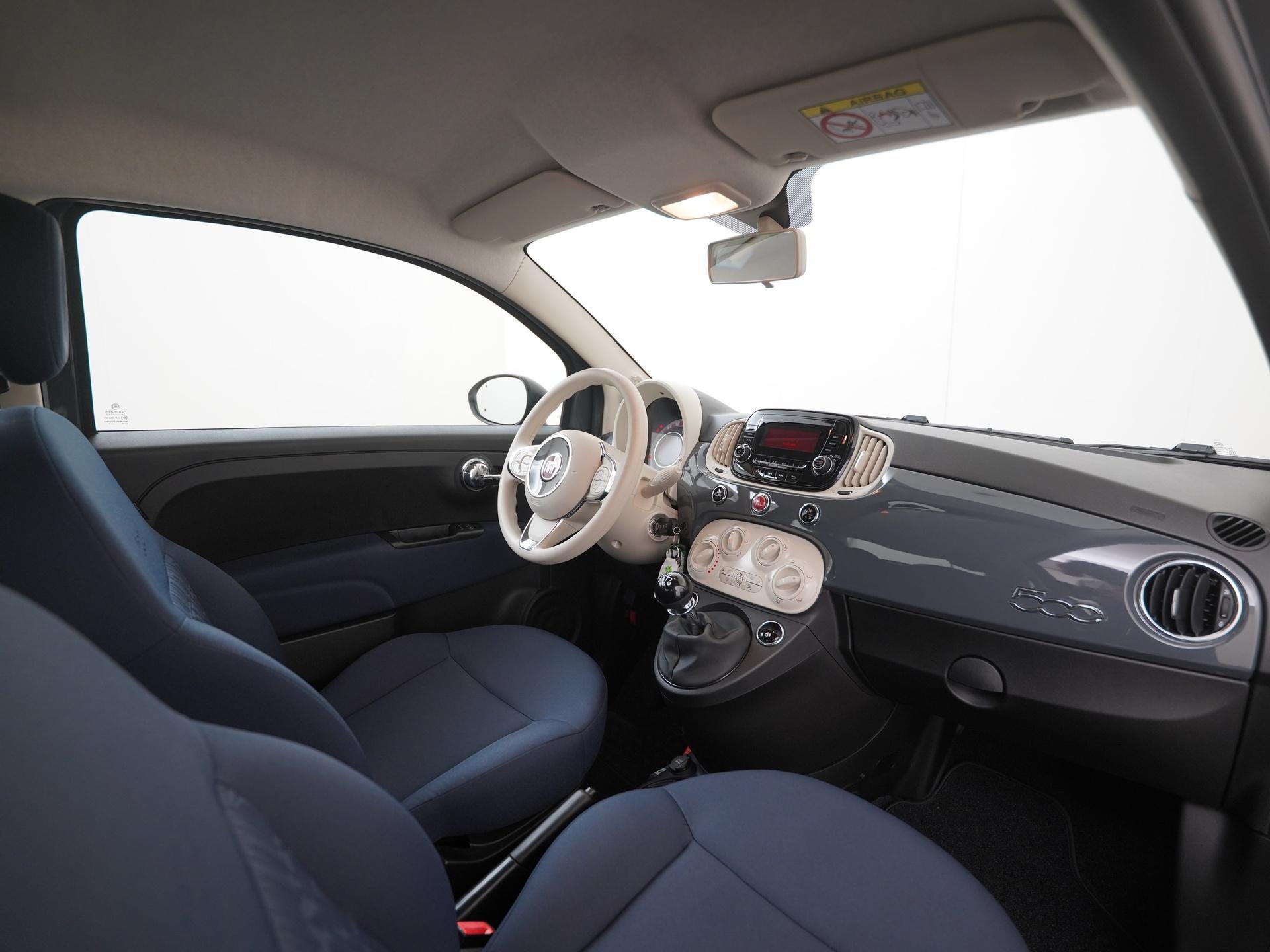 Fiat 500 1.0 Hybrid Cult | Zondag Open!, Auto's, Voorwielaandrijving, 12 maanden, Stof, Euro 6