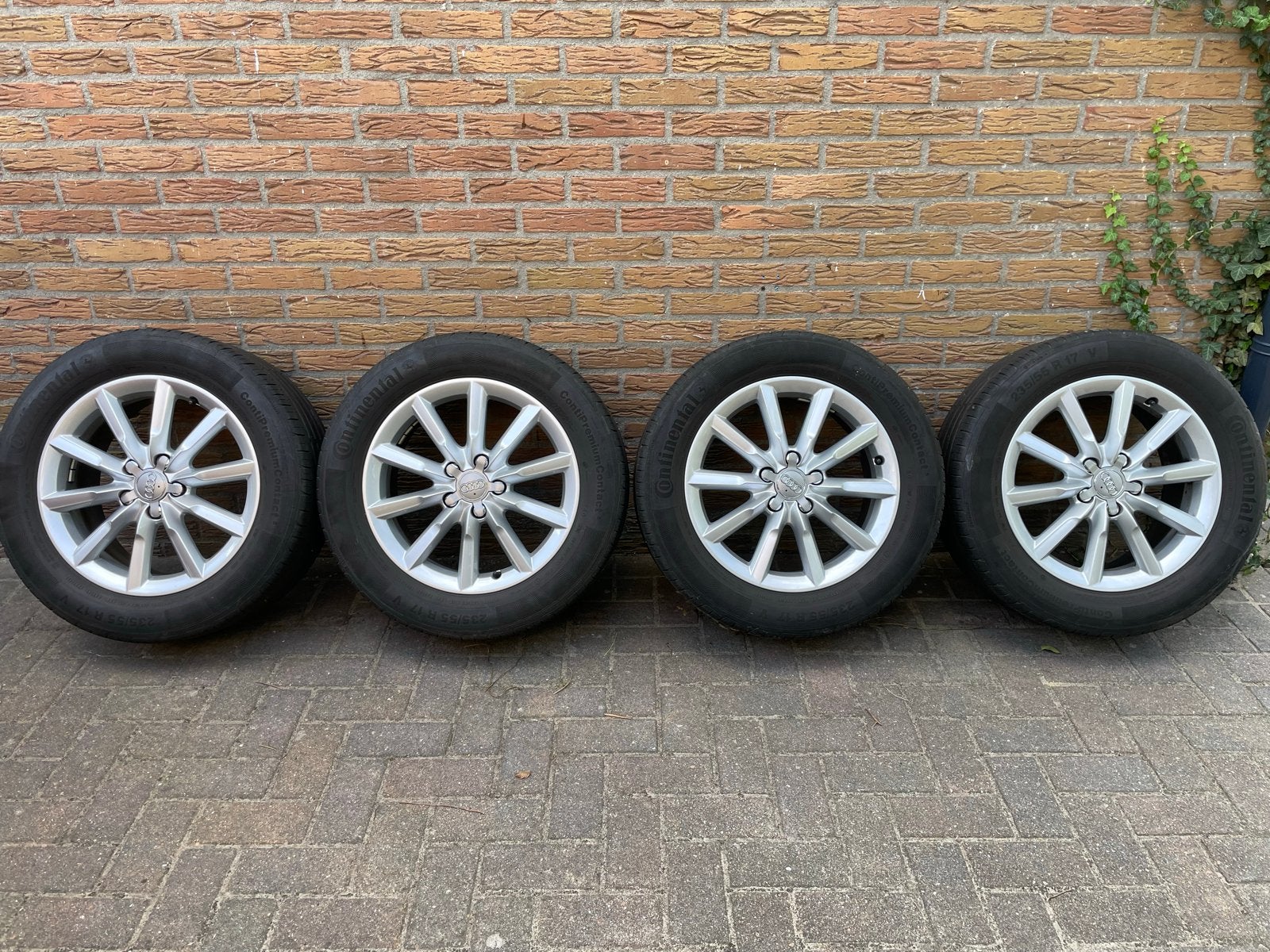 Audi Q3 velgen,  5x112 ET43 Naaf 57.1 - Als nieuw!, Auto-onderdelen, Ophalen, Gebruikt, Velg(en), 17 inch