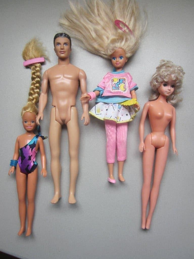 Nostalgische Barbie poppen, meisjes en jongen in prima staat, Ophalen of Verzenden, Zo goed als nieuw, Fashion Doll