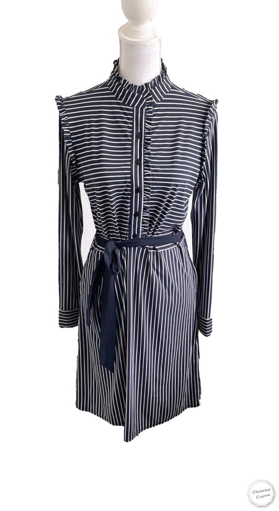 Mooie travelstof jurk van Studio Anneloes M, Maat 38/40 (M), Maroastraat 77 1060 LG Amsterdam, Overige kleuren, Ophalen of Verzenden