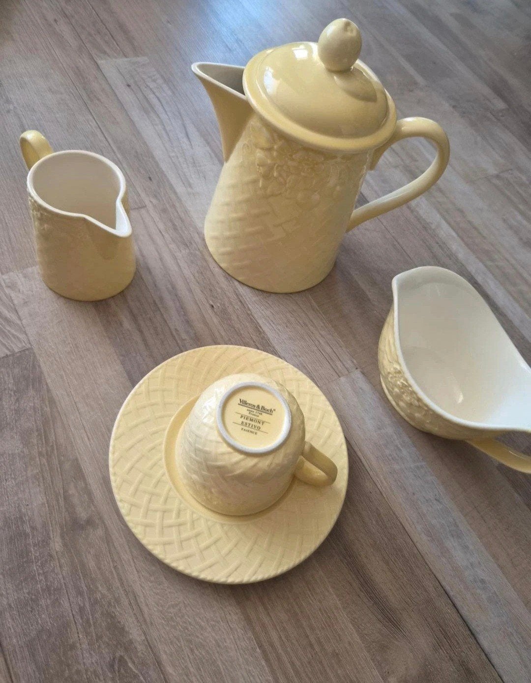 Villeroy & Boch Piemont servies - Geel, Villeroy & Boch, Ophalen of Verzenden, Zo goed als nieuw, Compleet servies