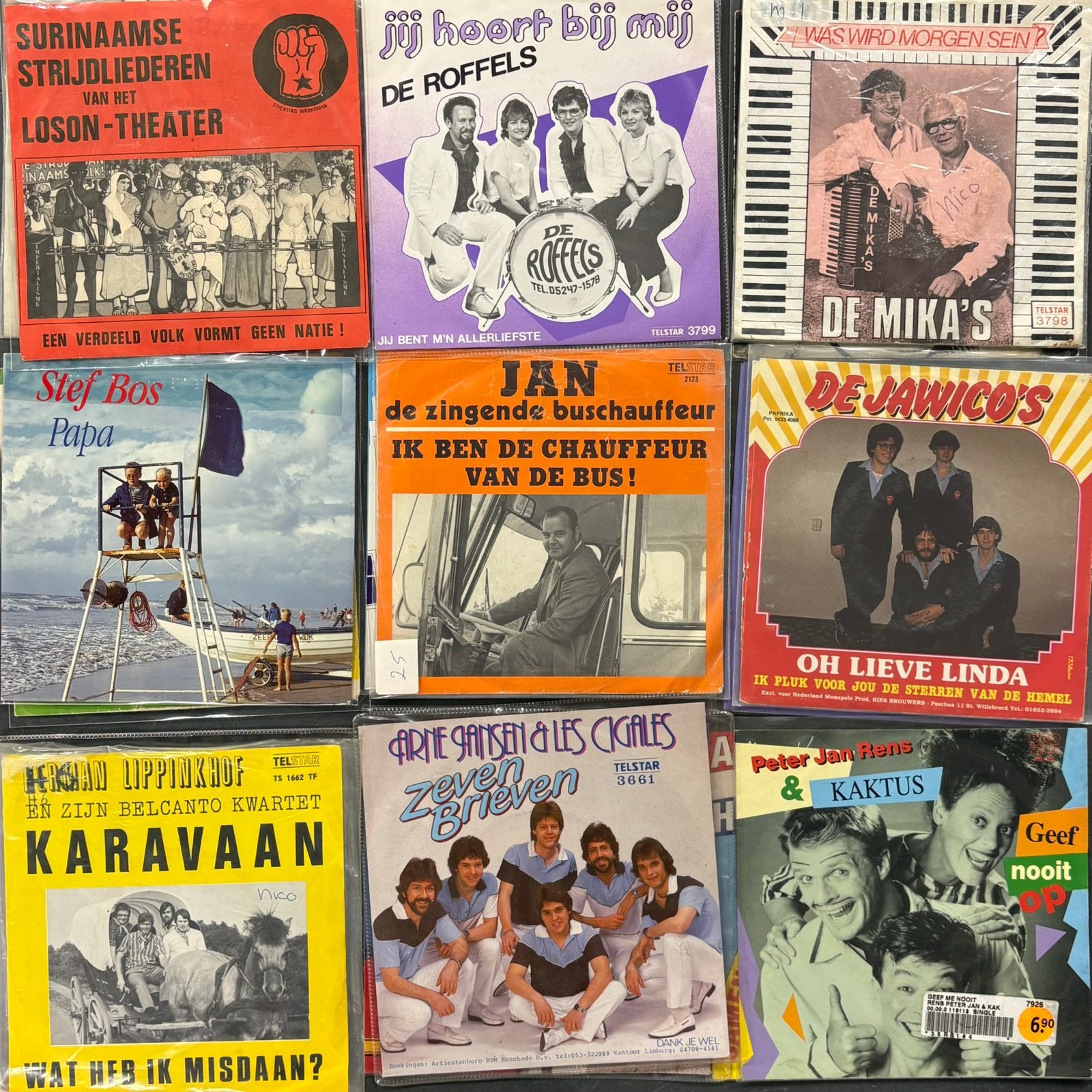 Foto 5 van Ruim 500 Nederlandse singles - telstar etc