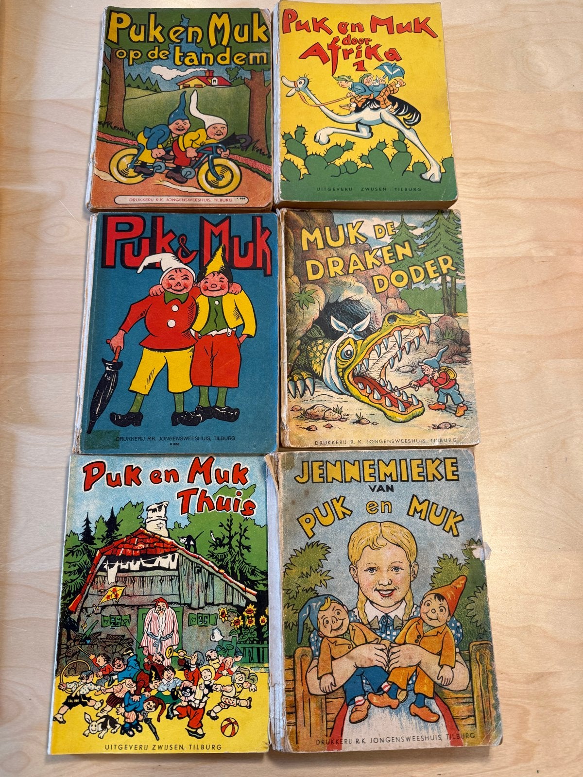 Nostalgische Puk en Muk Boeken Collectie, Boeken, Ophalen of Verzenden, Gelezen