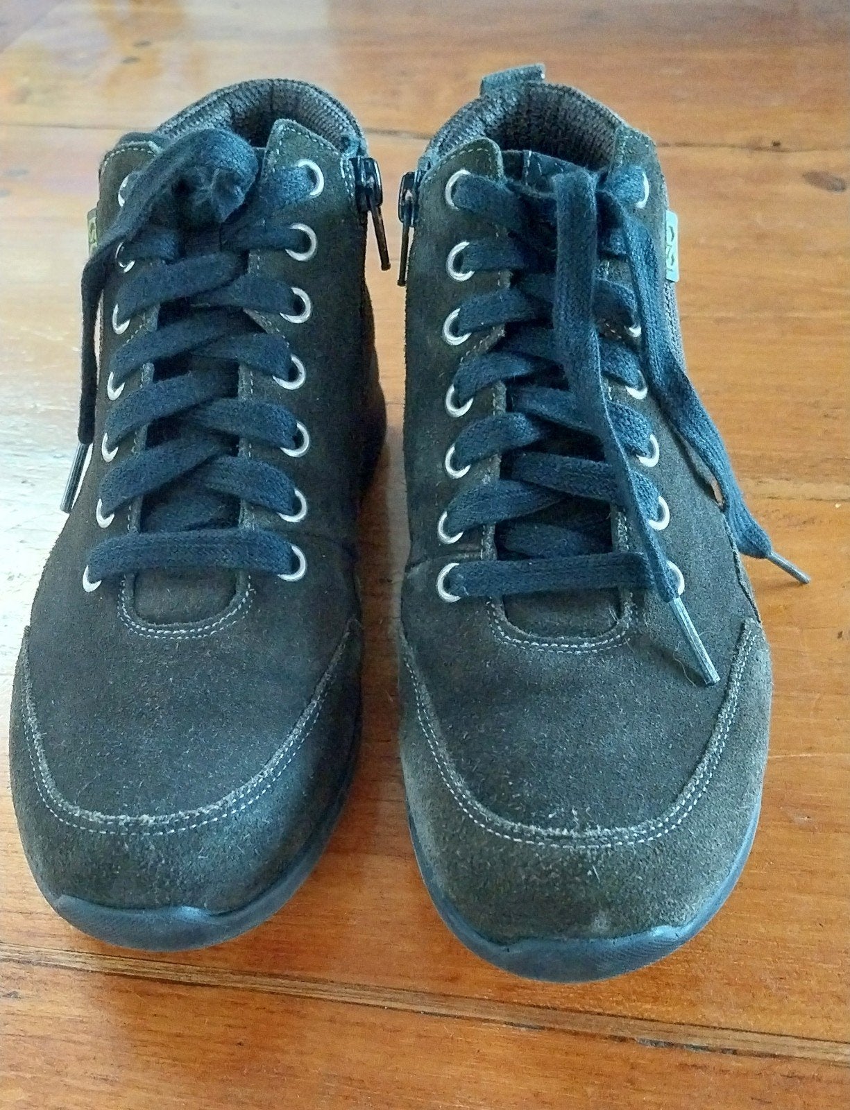 Durea go schoenen, maat 4 (37) . Donker groen suede., Kleding | Dames, Schoenen, Durea, Schoenen met lage hakken, Ophalen of Verzenden