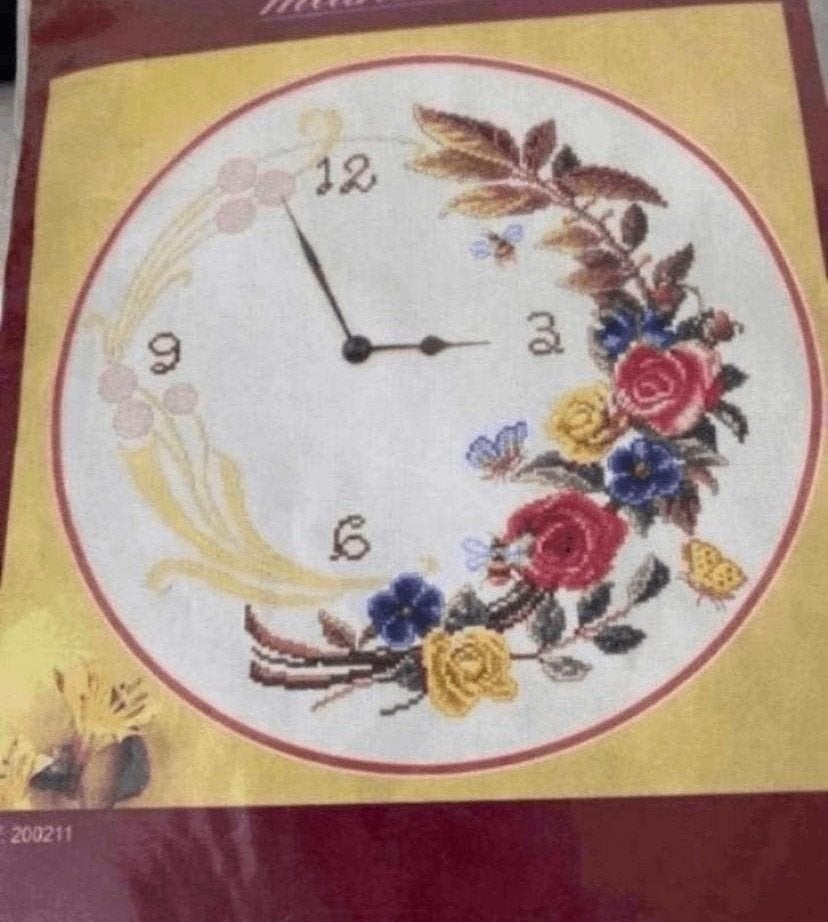 BORDUURPAKKET MAINS D'OR HORLOGE, Verzenden, Nieuw, Handborduren, Borduurpakket