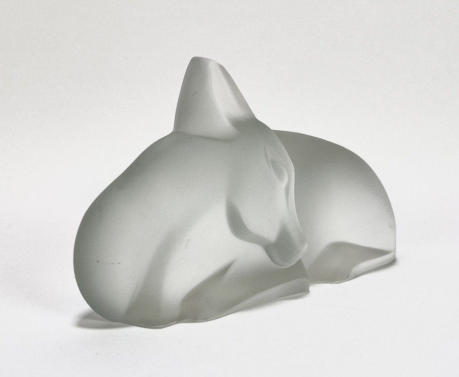 49. Glazen beeld, Lucienne Bloch, Glasfabriek Leerdam - 1934, Antiek en Kunst, Ophalen