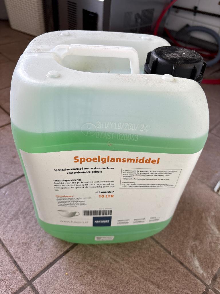 Spoelglansmiddel, Ophalen, Schoonmaakmiddel