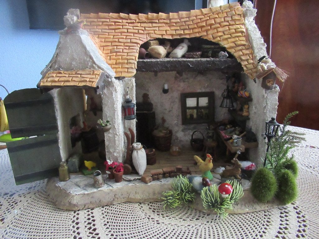 HAND MADE WERKPLAATS KAMER  VERZENDEN MOGELIJK, Verzamelen, Ophalen, Zo goed als nieuw, Poppenhuis