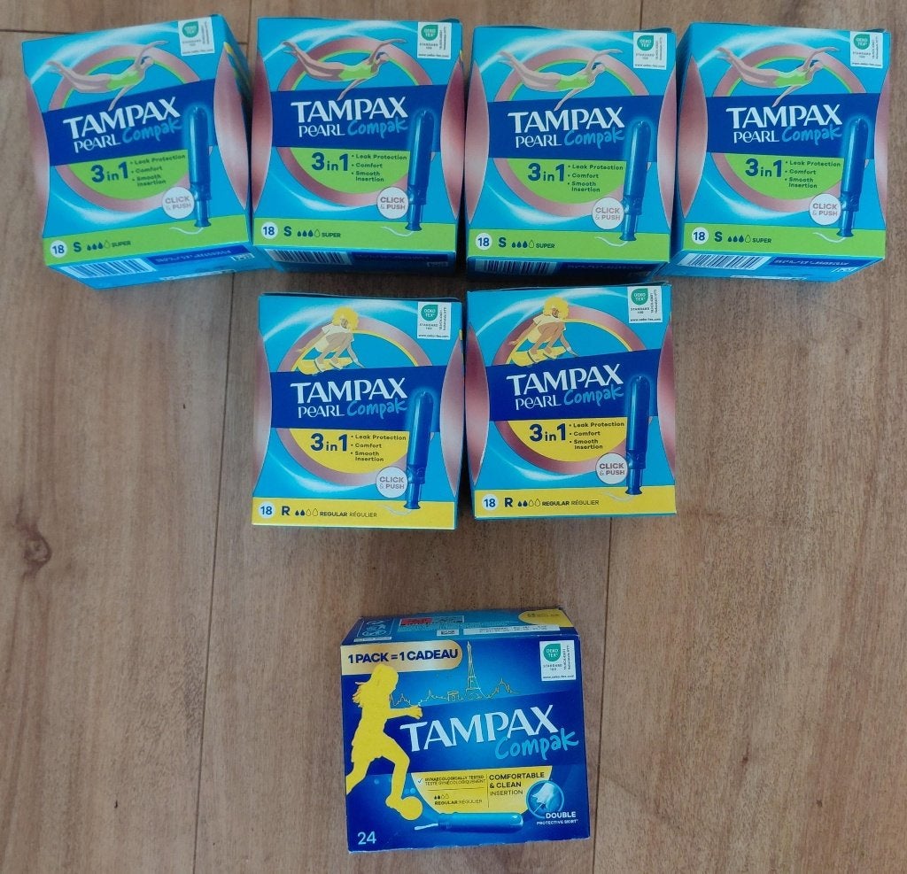 Tampax tampons met inbrenghuls ( 7 doosjes ), Ophalen of Verzenden, Nieuw, Overige typen