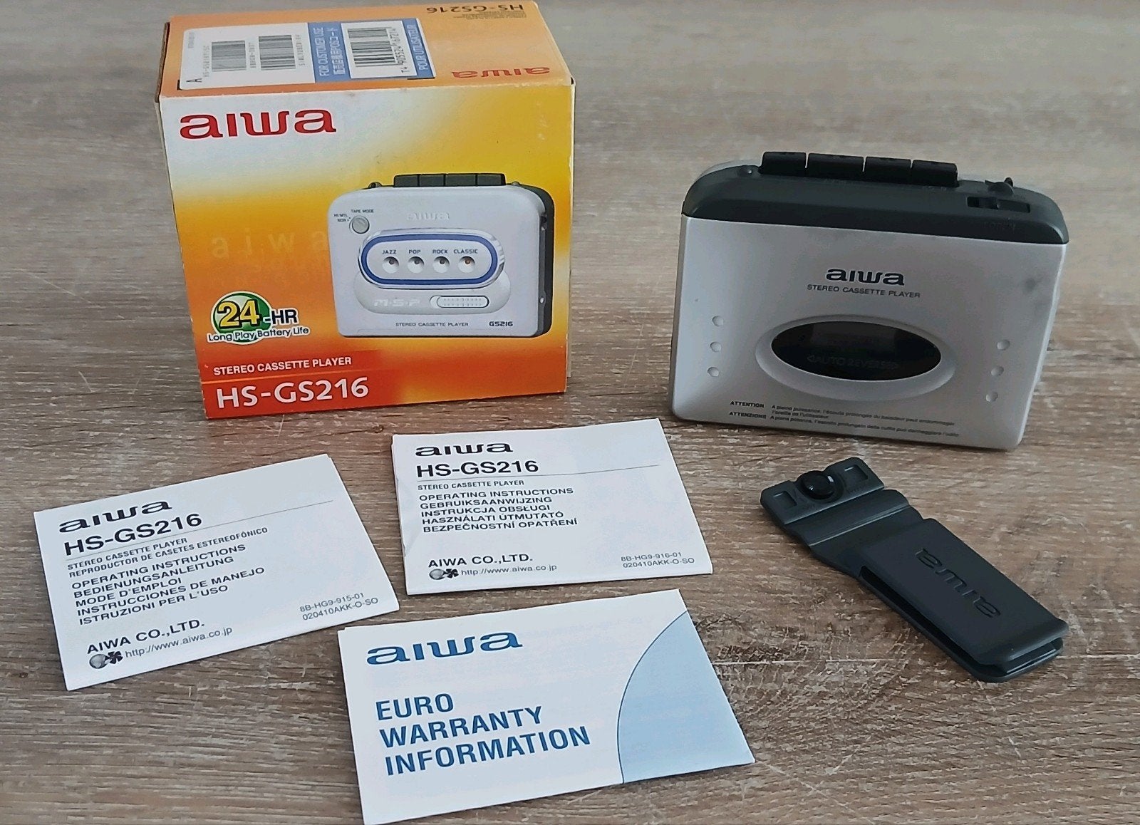 Aiwa HS-GS216 Cassette Speler Walkman met defect draaiwiel, Ophalen of Verzenden, Walkman