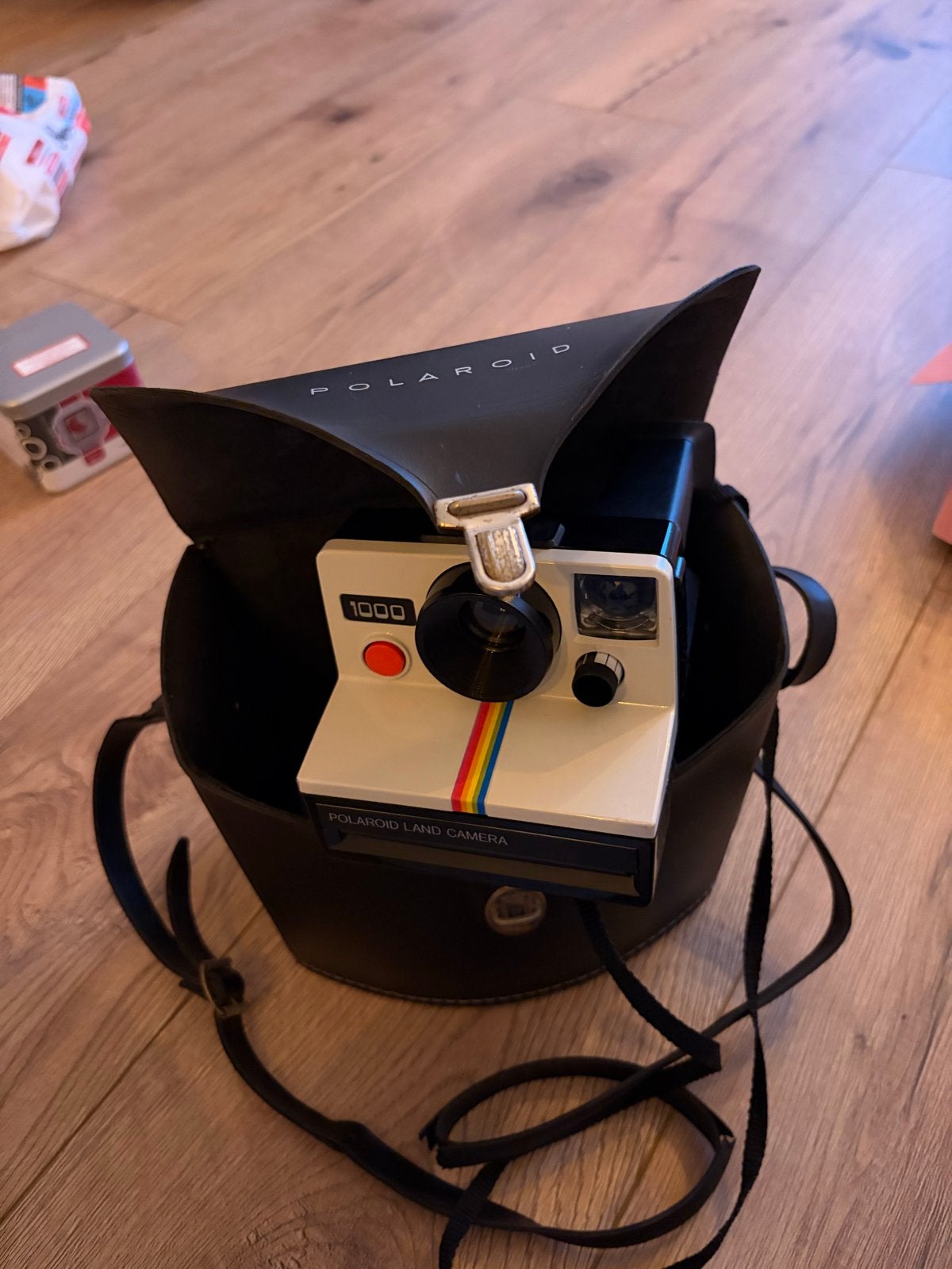 Vintage Polaroid Land Camera 1000 met tas, Audio, Tv en Foto, Ophalen of Verzenden, Gebruikt, Polaroid