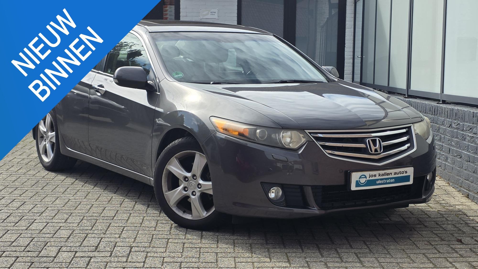 Honda Accord 2.0i Executive Open Dak, Lederen bekleding!, Auto's, Euro 5, Gebruikt, Sedan, 1500 kg