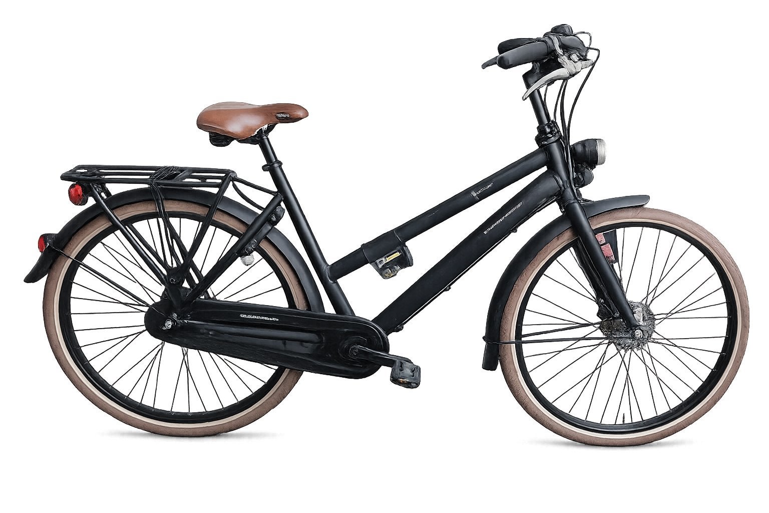 Cortina HPV Urban Damesfiets - Stijlvol en Comfortabel, Gebruikt, Versnellingen, 56 cm of meer, Schijfrem