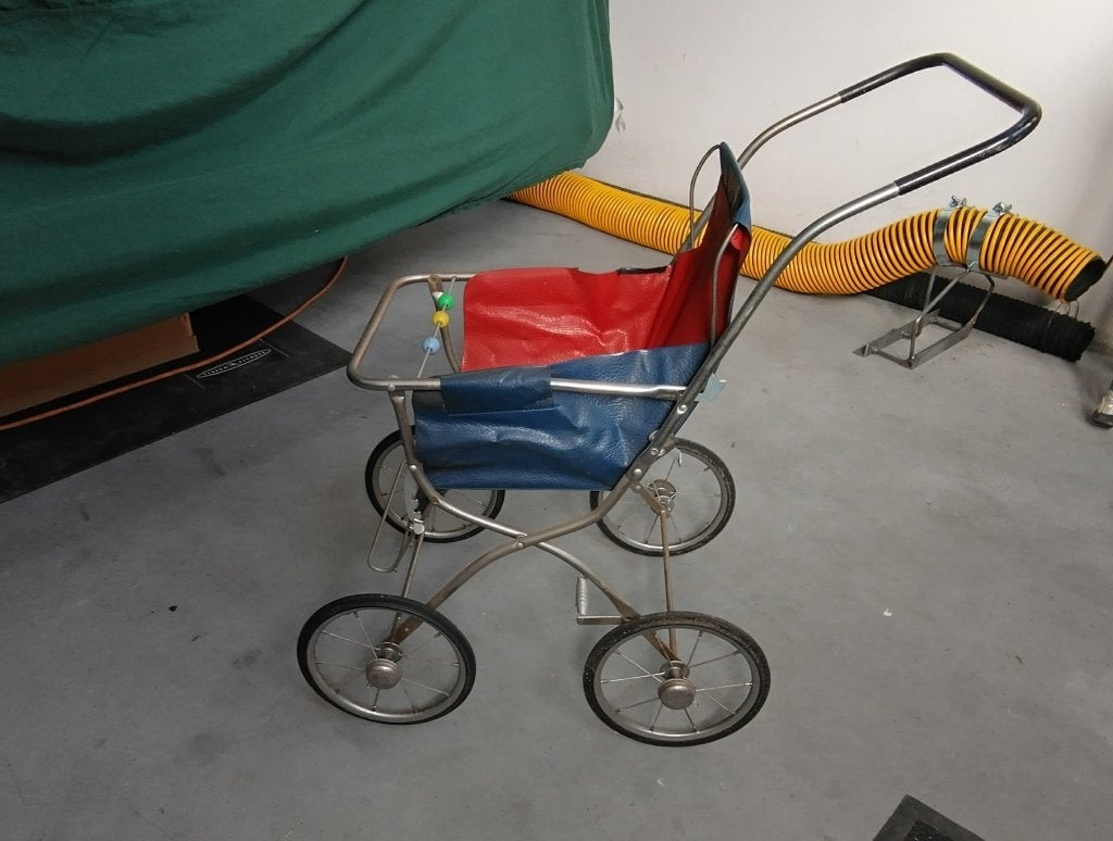 Vintage poppenwagen, Antiek en Kunst, Ophalen