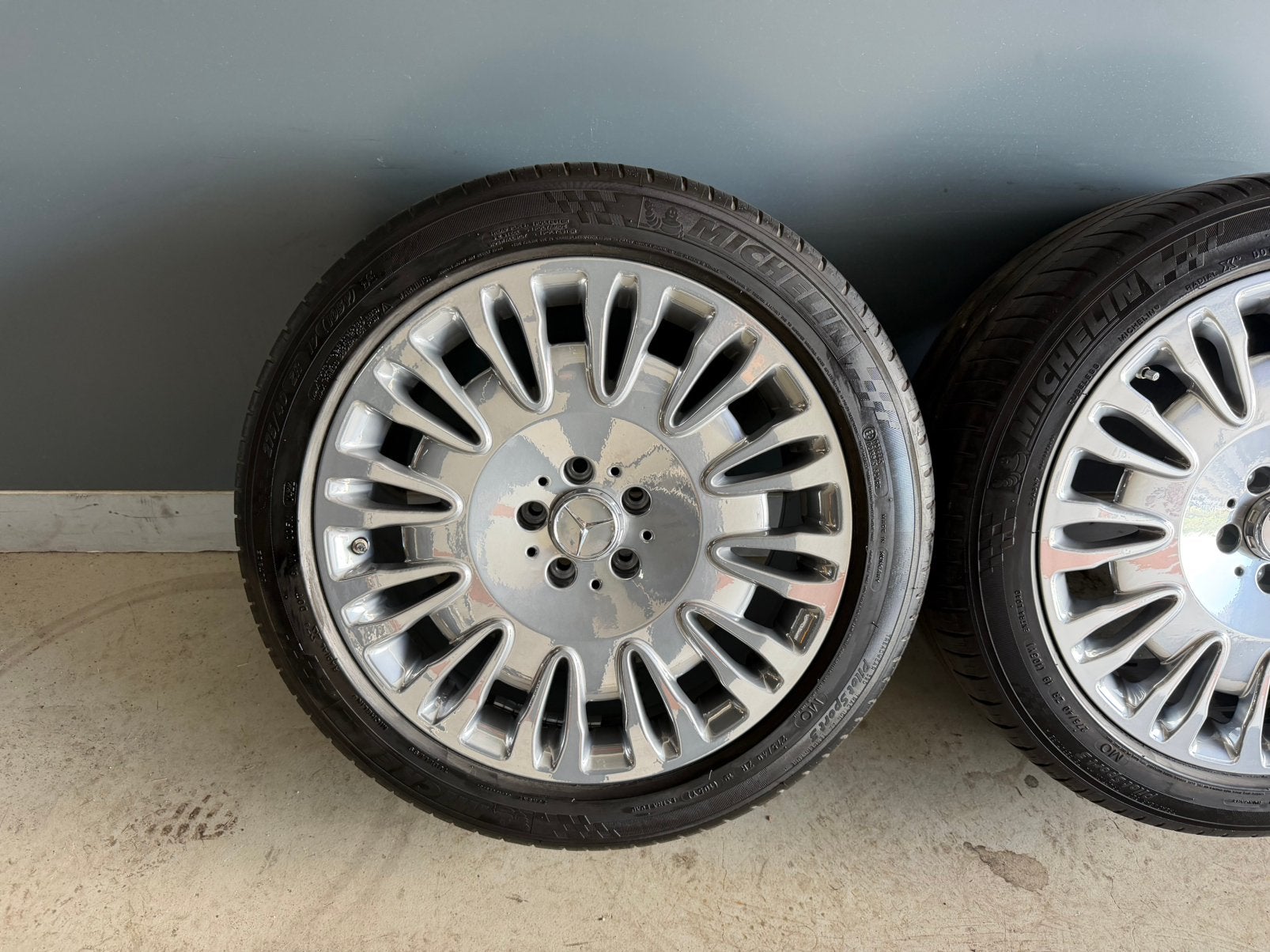 Mercedes S Klasse Maybach Chrome 19 inch velgen Origineel, Ophalen of Verzenden, 19 inch, Zomerbanden, Banden en Velgen