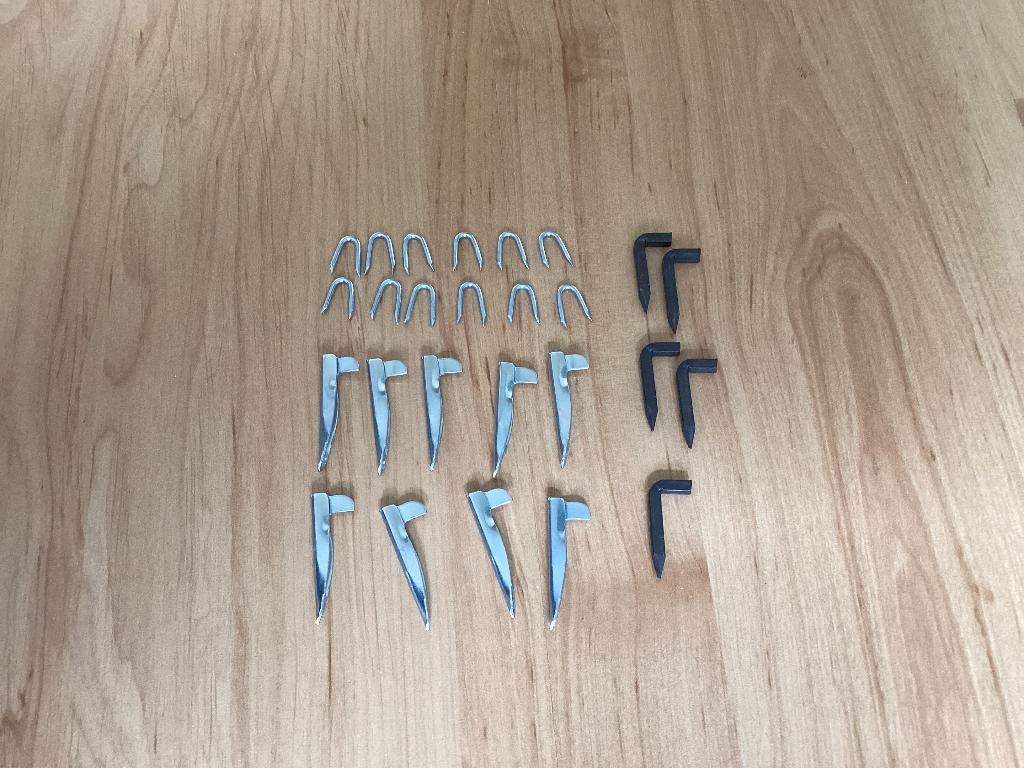 U-nagels / krammen, Doe-het-zelf en Verbouw, Zwenkwielen, Ophalen of Verzenden, Nieuw