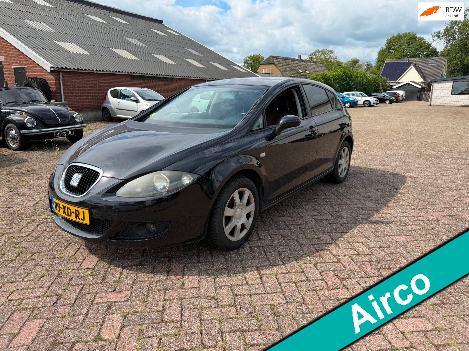 Seat Leon 1.6 Stylance, Auto's, Stof, Gebruikt, Zwart, 4 cilinders