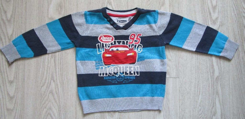 Disney Pixar Cars Lightning McQueen Trui – Maat 98, Gebruikt, Trui of Vest, Disney Pixar Cars, Ophalen of Verzenden