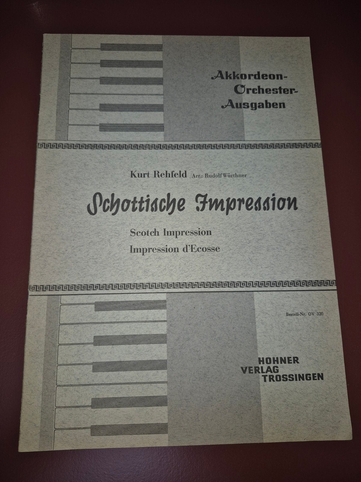 Schottische Impression - Accordeon Orkest Uitgave, Muziek en Instrumenten, Ophalen of Verzenden