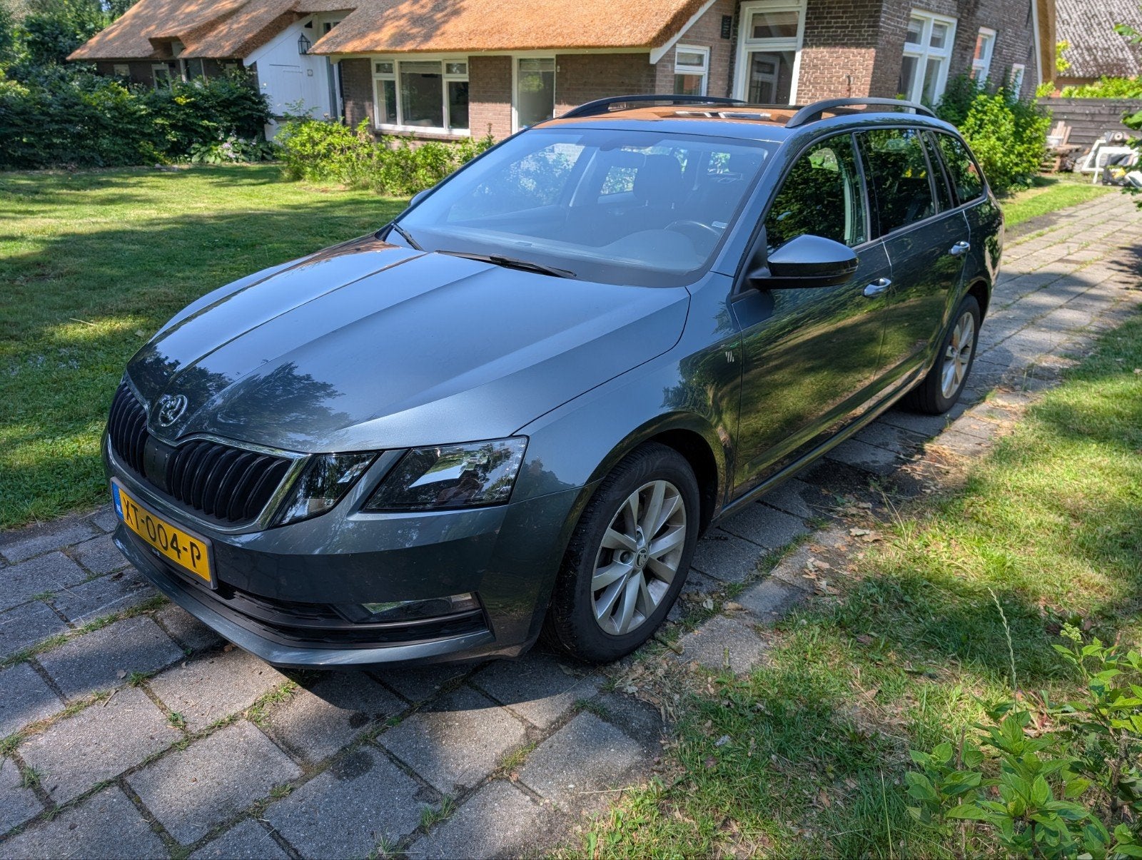 Skoda Octavia 1.0 TSI Greentech 115pk 2019 Grijs, Auto's, Voorwielaandrijving, Stof, Origineel Nederlands, Stationwagon