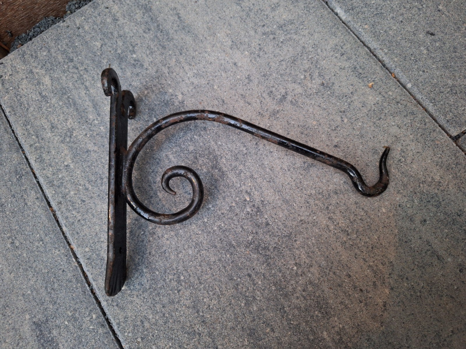 Gietijzeren Zware Planthanger Windlicht Hanger Buiten, Ophalen of Verzenden, Gebruikt