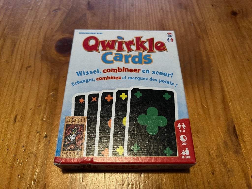 Qwirkle Cards kaartspel, Ophalen, Gebruikt, 999 Games