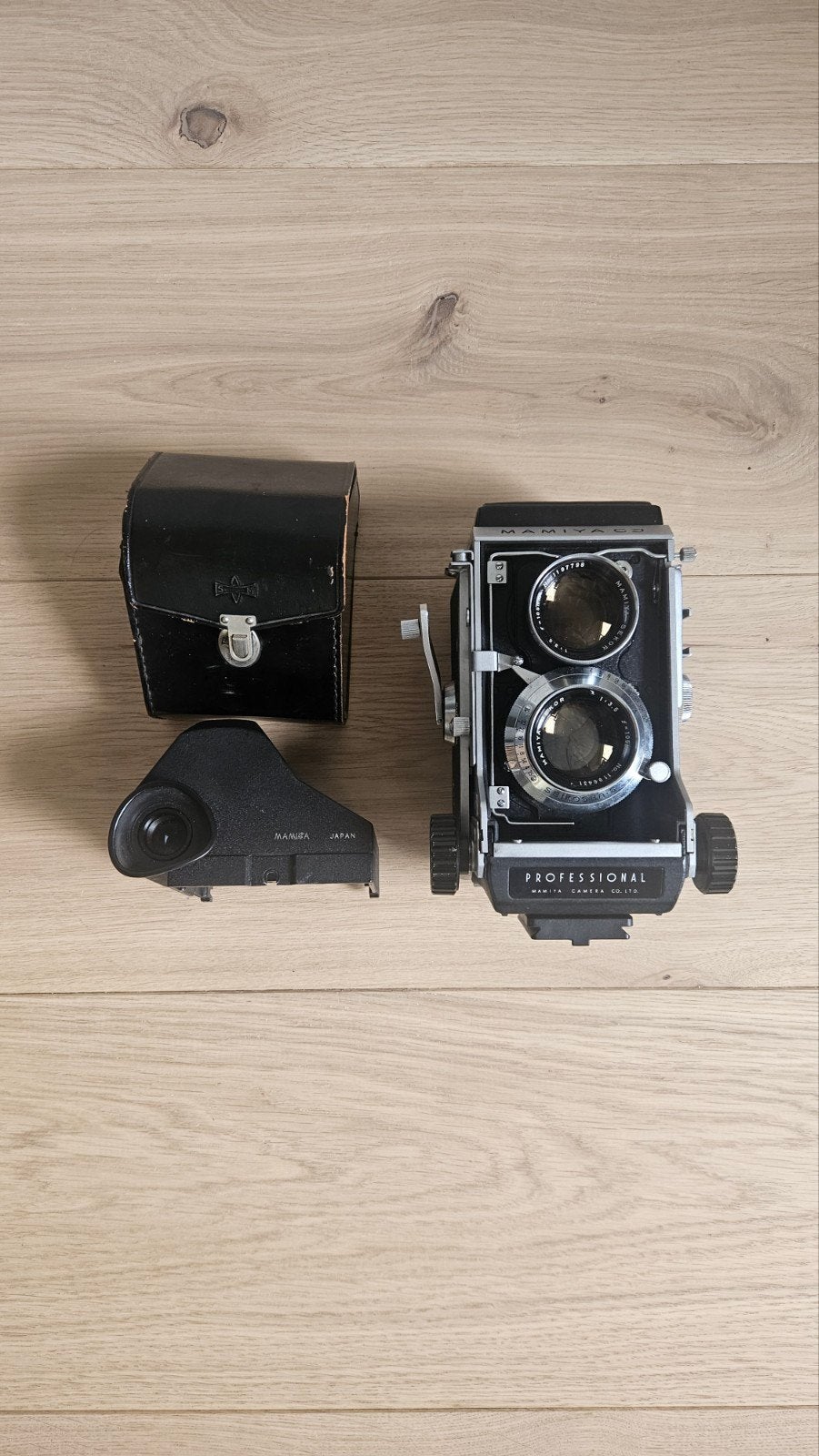 Mamiya C3 | Sekor 105mm f/3.5 twin | Porroflex finder, Ophalen, Spiegelreflex, Overige Merken
