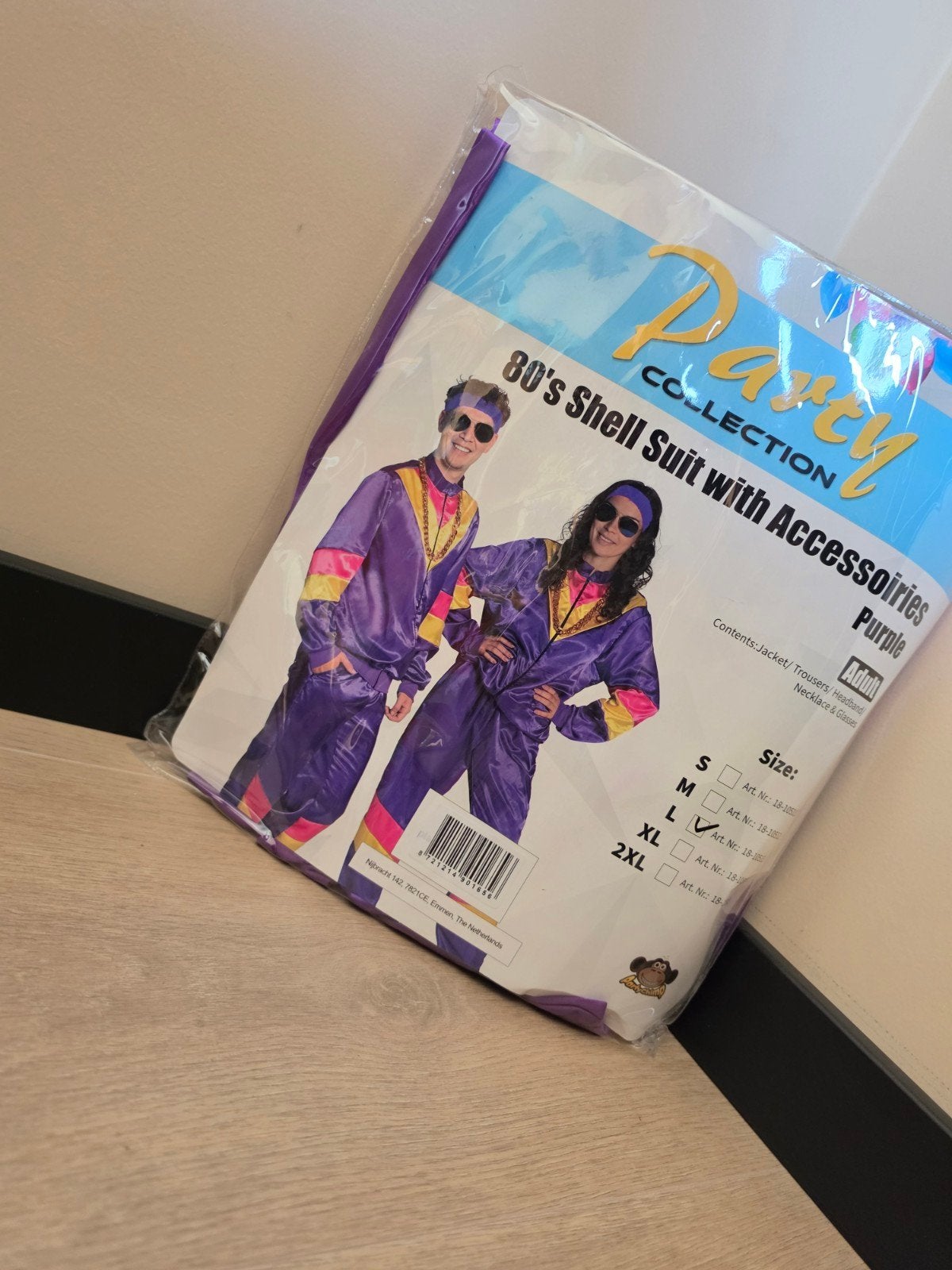 nieuw! 90s foute party outfit unisex maat L, Ophalen of Verzenden, Nieuw, Carnaval