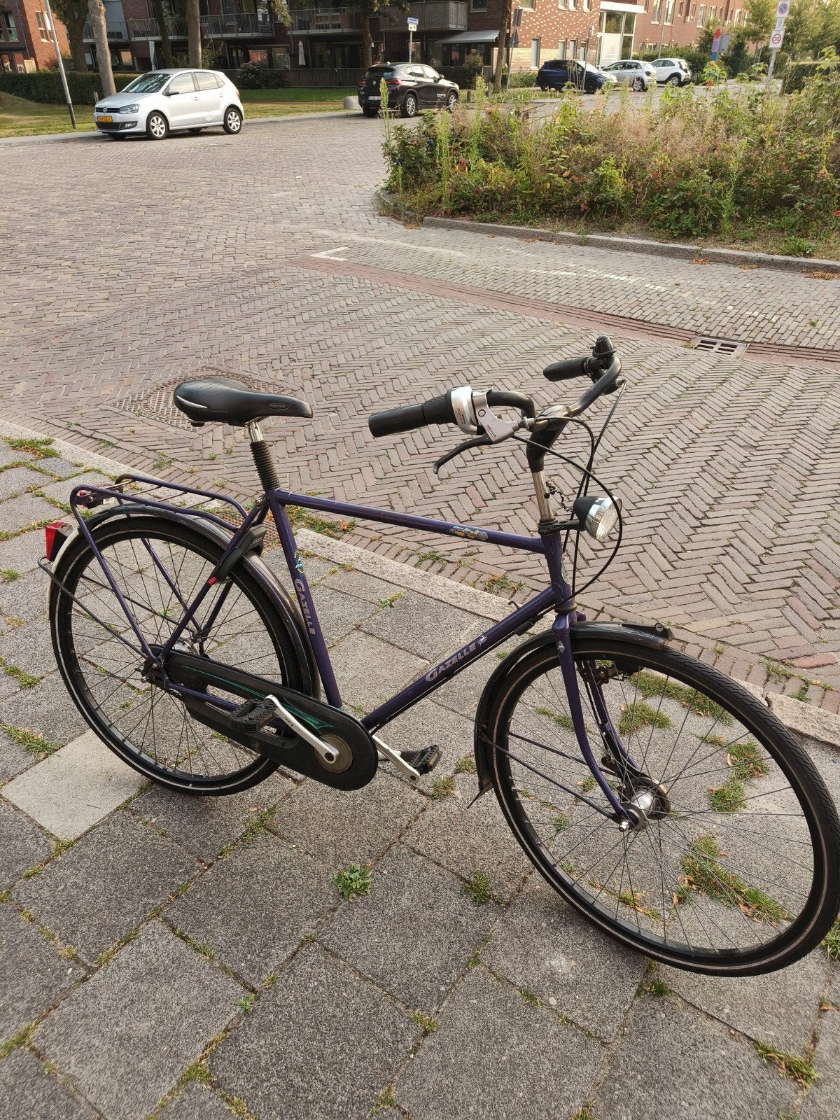Gazelle stadsfiets met 7 versnellingen en verlichting, Ophalen, Gebruikt, Versnellingen, 56 cm of meer