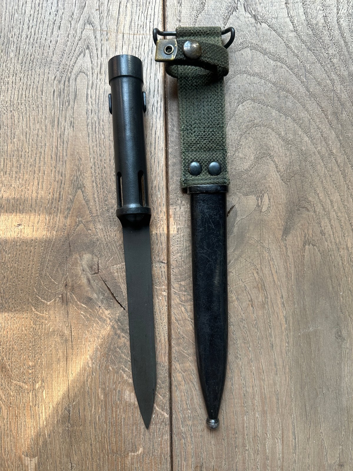 Nederlandse FAL bajonet (nieuwstaat), Ophalen of Verzenden, Landmacht, Nederland, Mes of Dolk